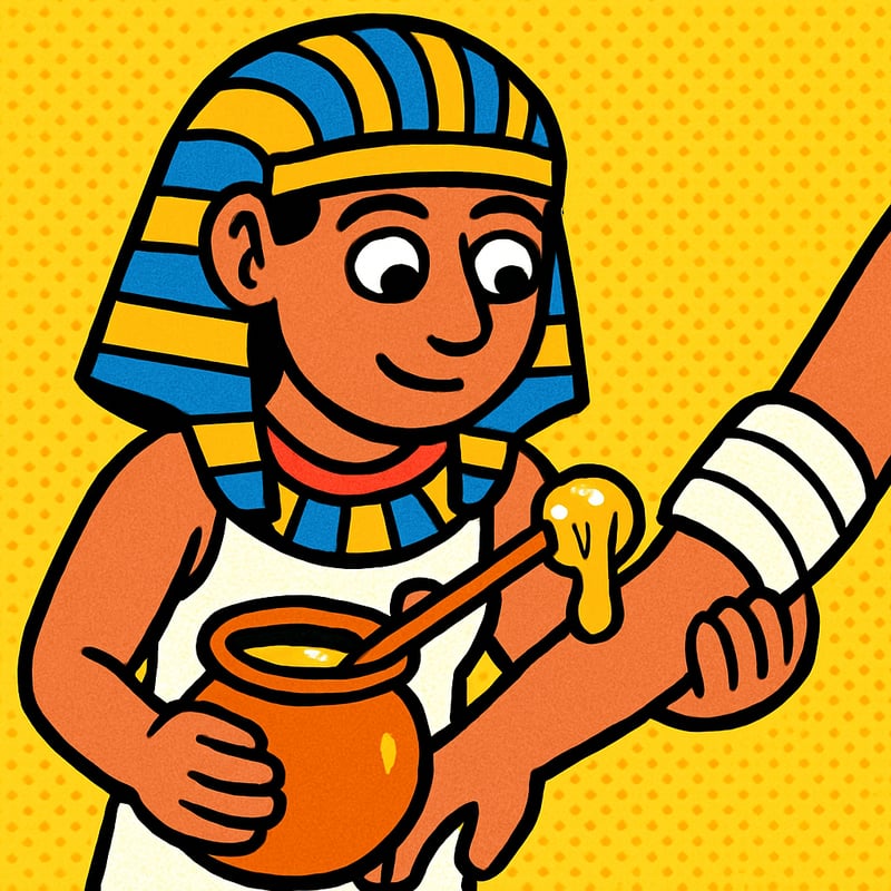 Ancient Egyptians used honey as a bandage.