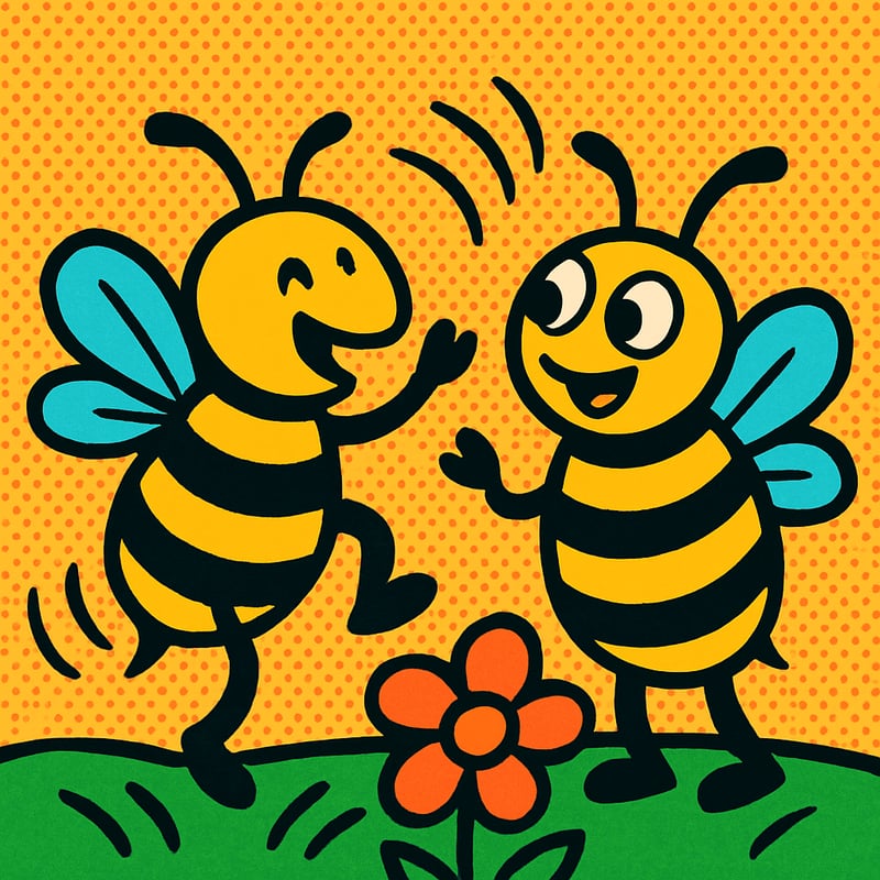 Honeybees talk to each other by dancing.