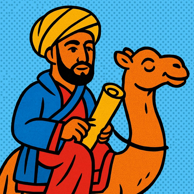 Ibn Battuta traveled 75,000 miles around the medieval world.