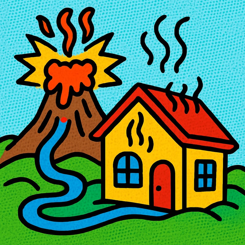 Iceland heats most of its homes using volcanoes.