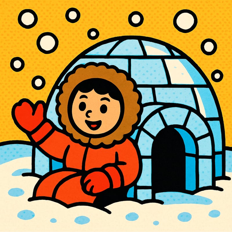 An igloo can be 60°F warmer inside than outside.