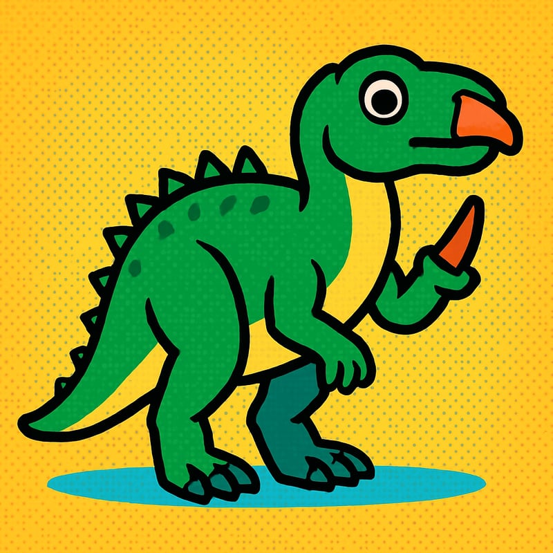 Iguanodon was one of the very first dinosaurs ever discovered.