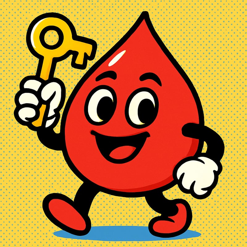 Your blood contains enough iron to make a small key.