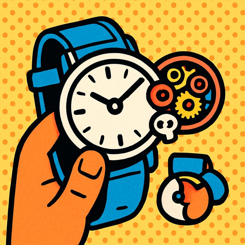 The smallest mechanical watch has 98 tiny parts inside.