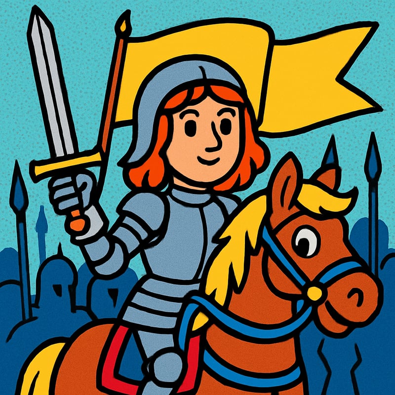 A French teenager led an army to victory when she was just 17.