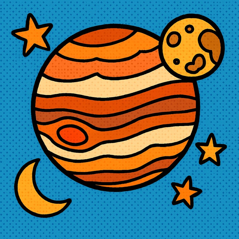 Jupiter has more than 95 known moons.