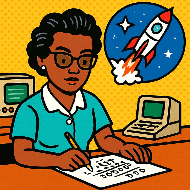 Katherine Johnson's hand calculations sent the first Americans into orbit.
