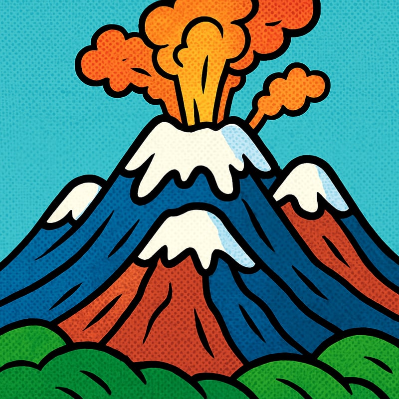 Mount Kilimanjaro is actually three volcanoes stuck together.