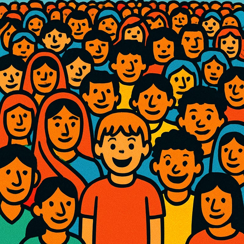 The biggest crowd ever gathered held more people than most countries.