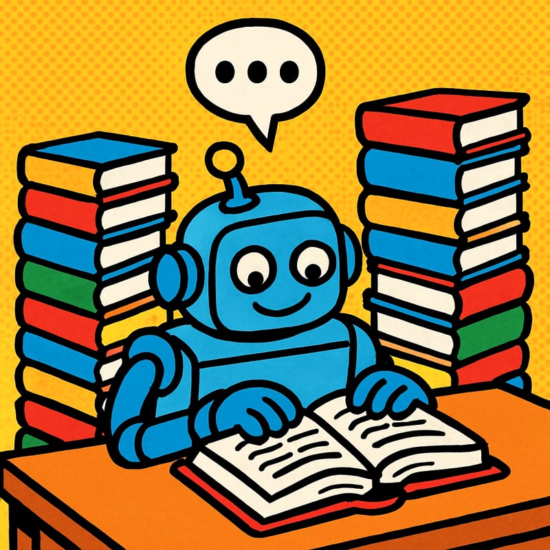 Chatbots learn to write by reading huge piles of human writing.