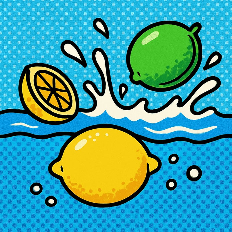 Lemons sink in water, but limes float.