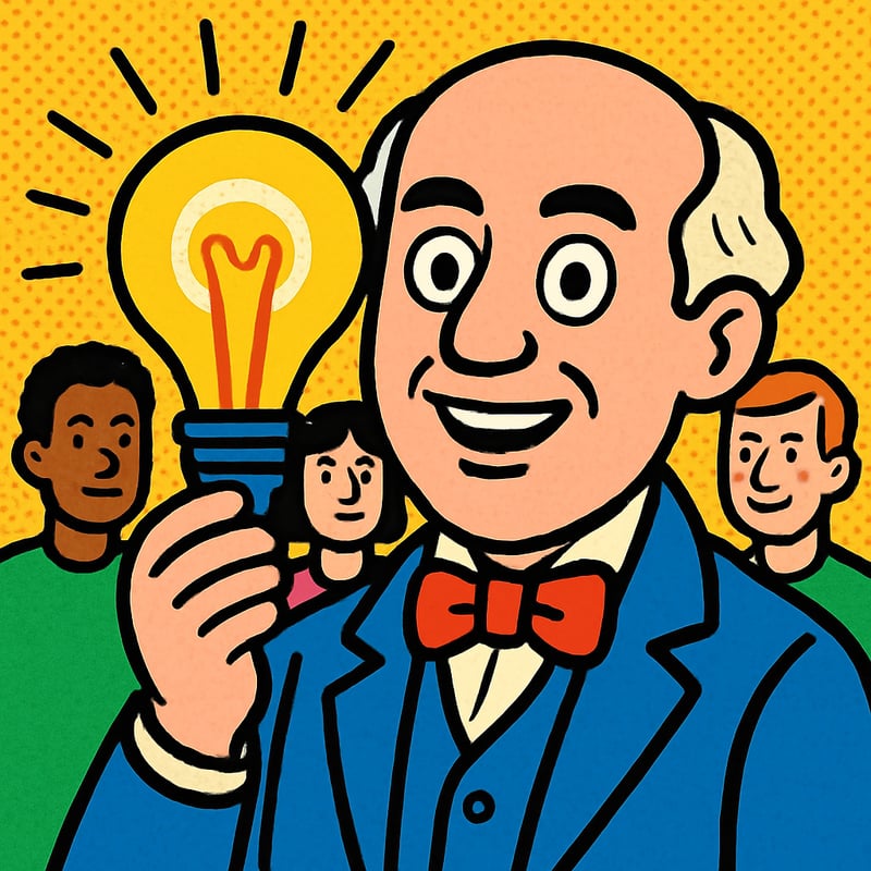 Thomas Edison did not invent the light bulb alone.