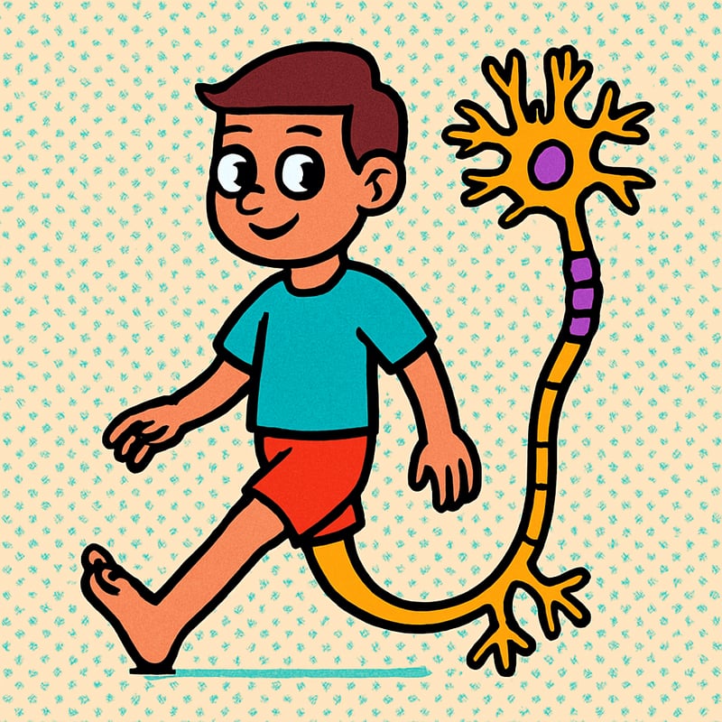 The longest cell in your body stretches from your spine to your toe.