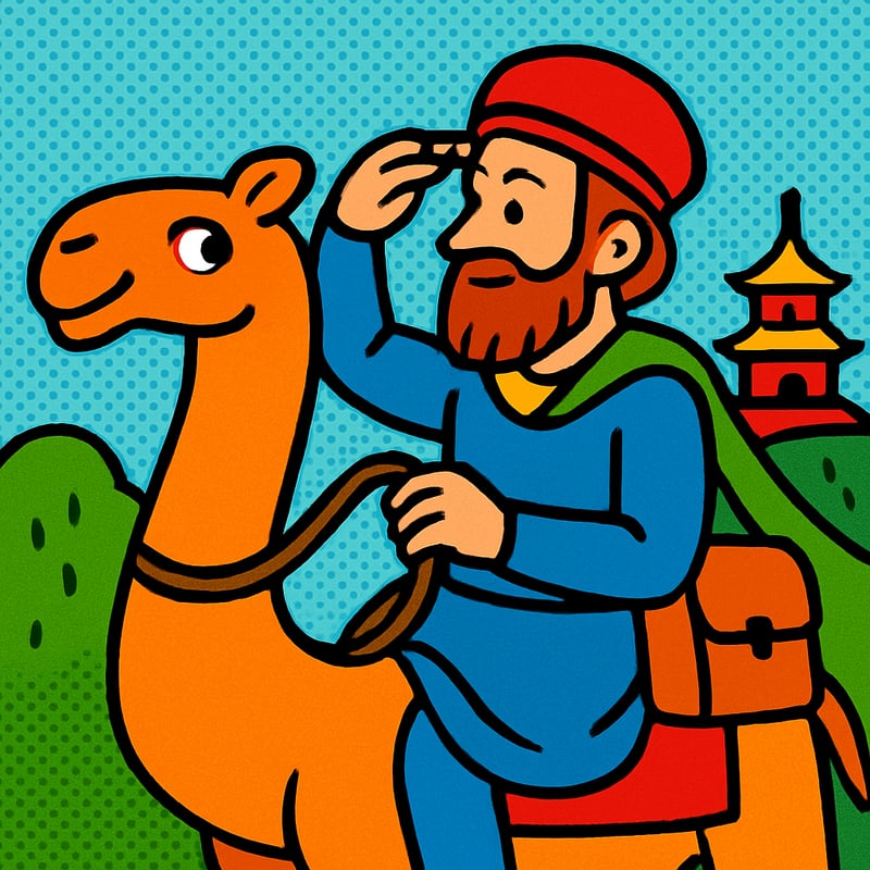 Marco Polo spent 24 years traveling from Italy to China and back.