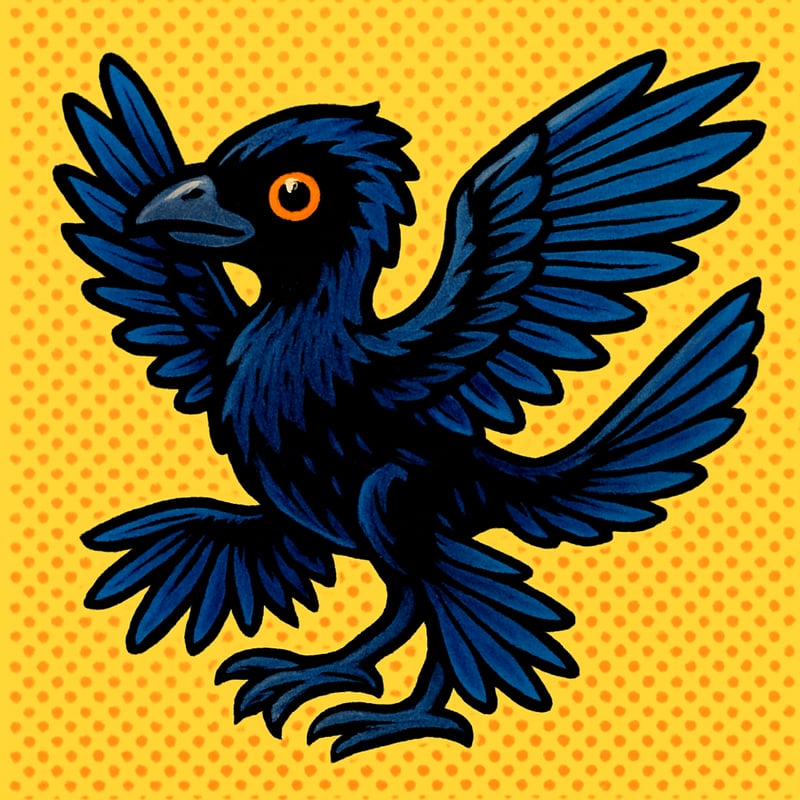 Microraptor had four wings - and was iridescent black like a crow.