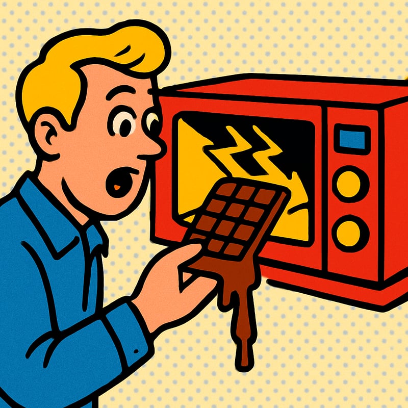 The microwave oven was invented after a chocolate bar melted in someone's pocket.