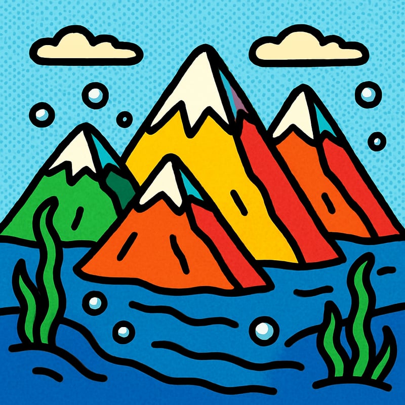 The longest mountain range on Earth is underwater.