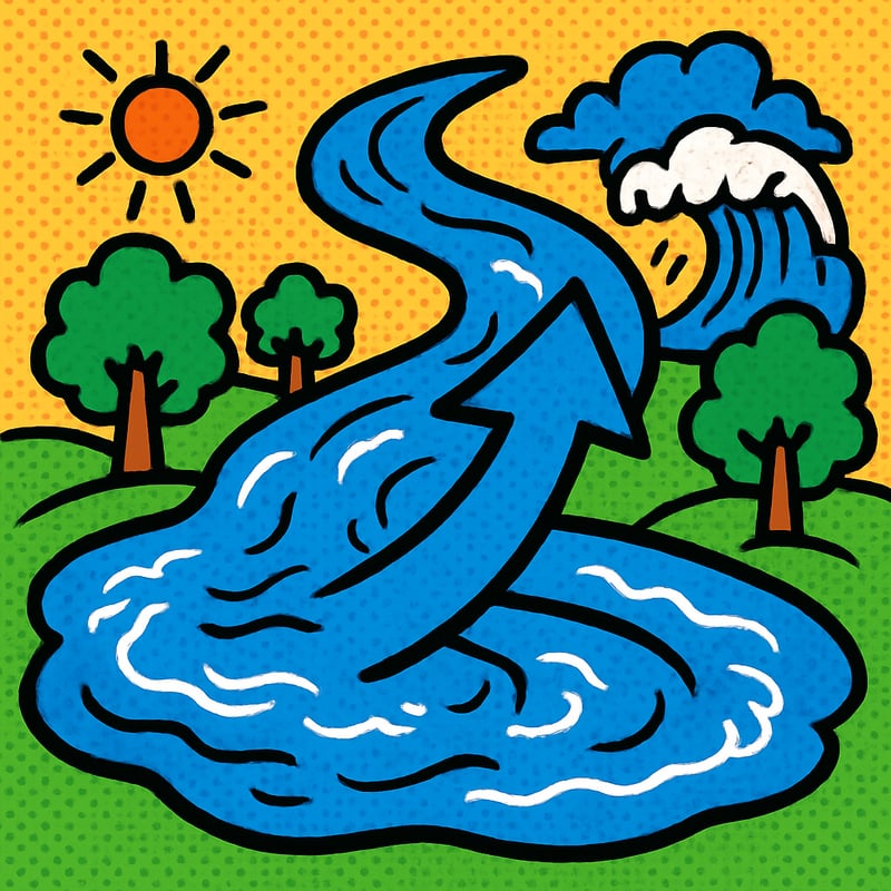 The Mississippi River sometimes flows backwards.