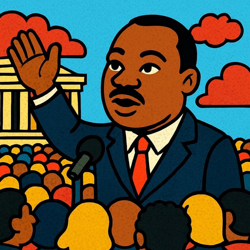 Martin Luther King Jr. gave his "I Have a Dream" speech to 250,000 people.