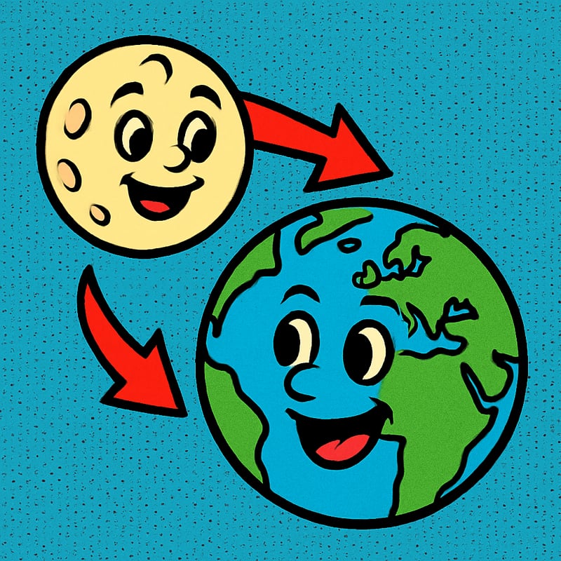 The Moon used to be much closer to Earth - and is slowly drifting away.