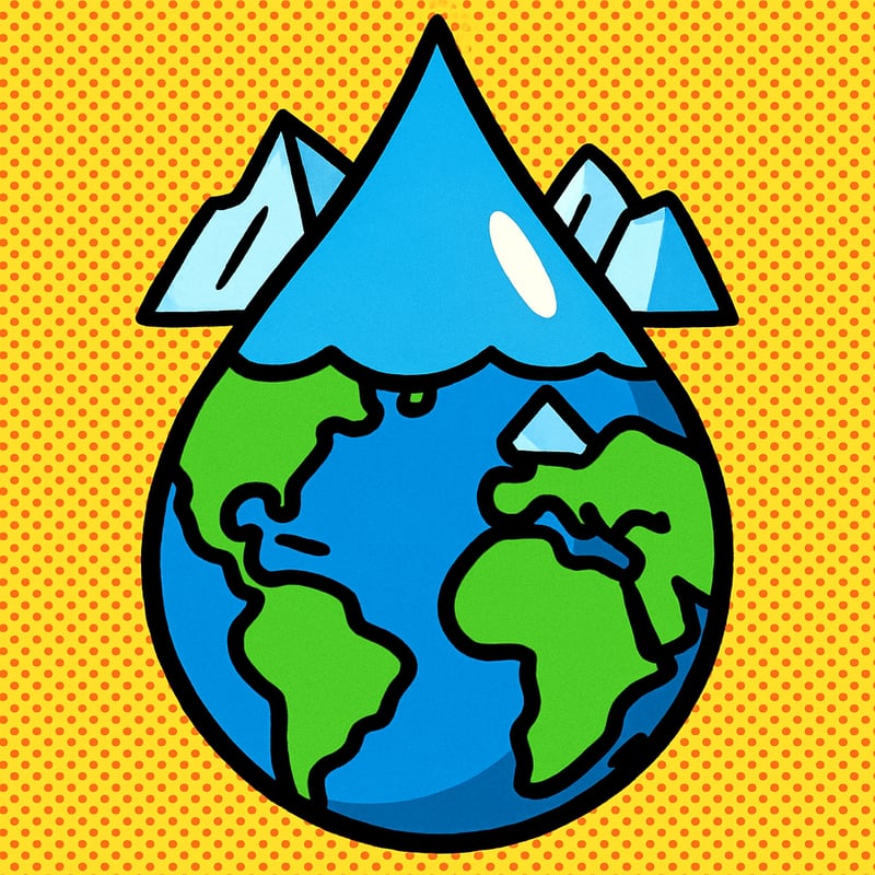 97% of Earth's water is in the oceans.