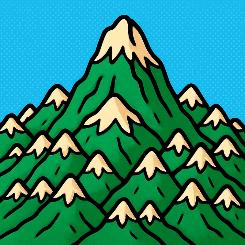 Mount Olympus in Greece has 52 separate peaks.