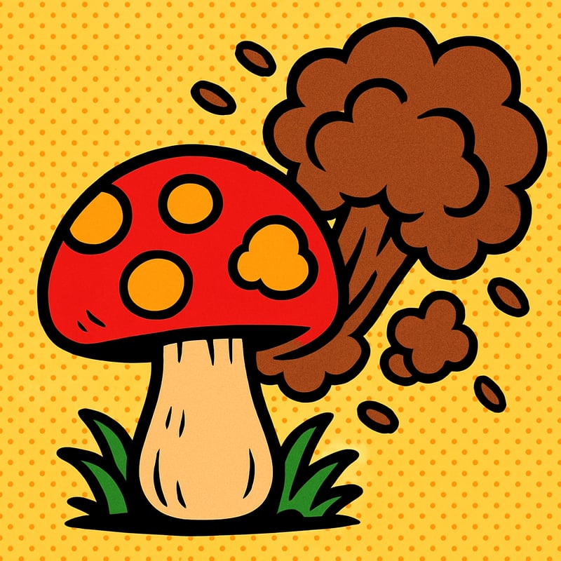 A single mushroom can fire off a trillion microscopic spores.