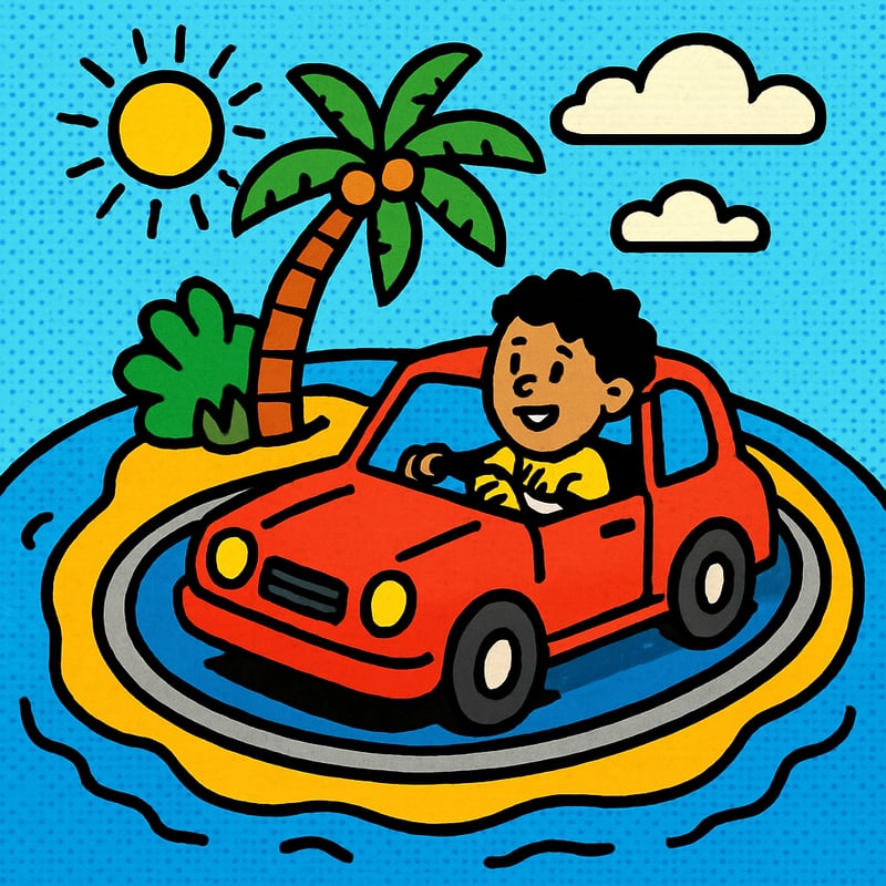 Nauru is so small you can drive around the entire country in 30 minutes.