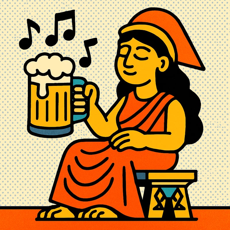 The oldest beer recipe is a song sung to a Sumerian goddess.