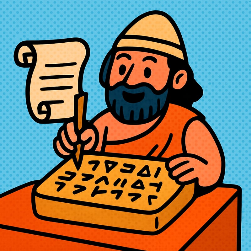 The oldest writing in the world is over 5,000 years old.