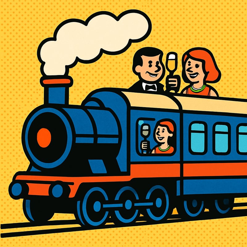 The Orient Express was a luxury hotel on wheels that crossed Europe.