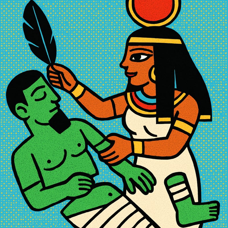 The Egyptian goddess Isis put her husband Osiris back together piece by piece.