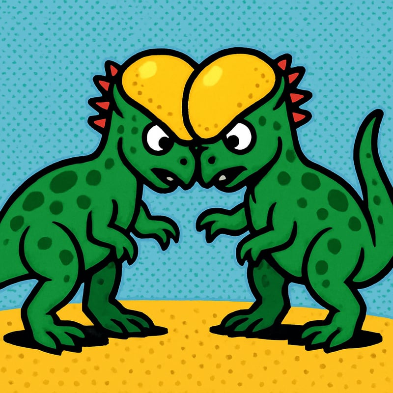 Pachycephalosaurus had an 8-inch-thick skull dome.