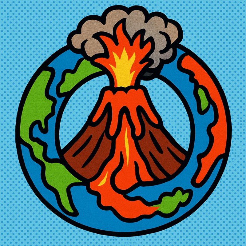 75% of the world's volcanoes sit in the Pacific Ring of Fire.