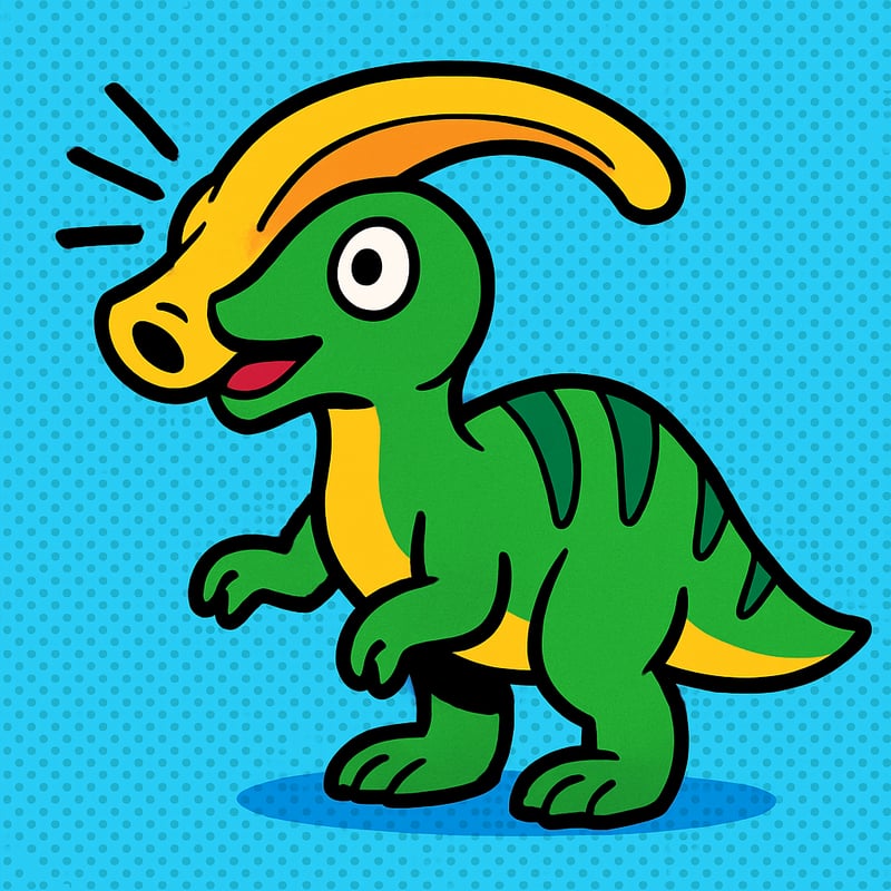 Parasaurolophus could blow its head like a trumpet.