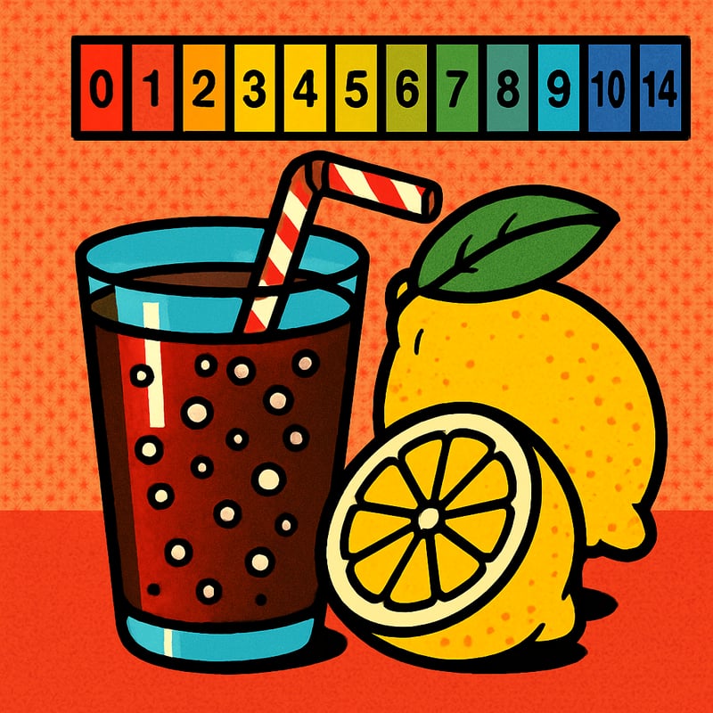 The pH scale runs from 0 to 14 - and most of your favorite drinks are pretty acidic.