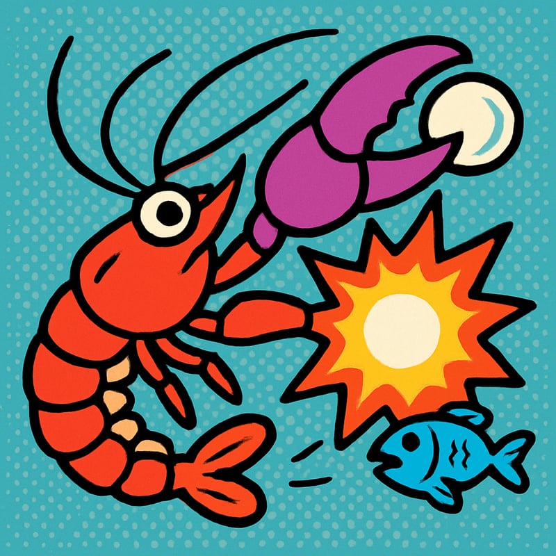 A pistol shrimp's snap creates a bubble as hot as the surface of the Sun.