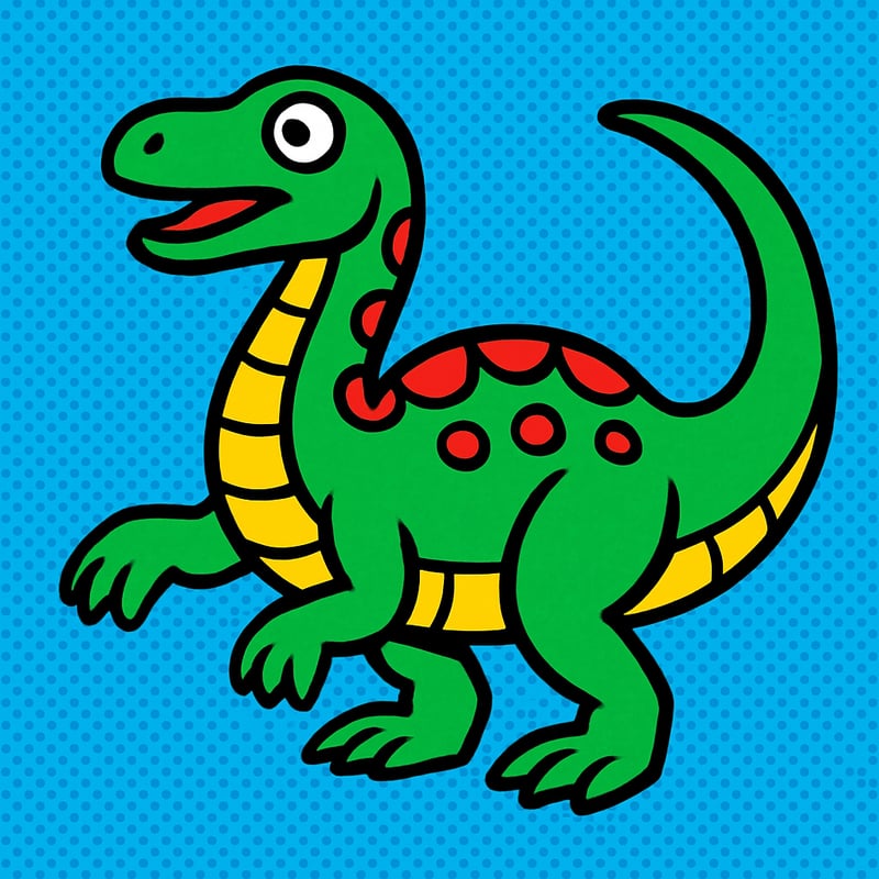 Plateosaurus was one of the very first big dinosaurs.
