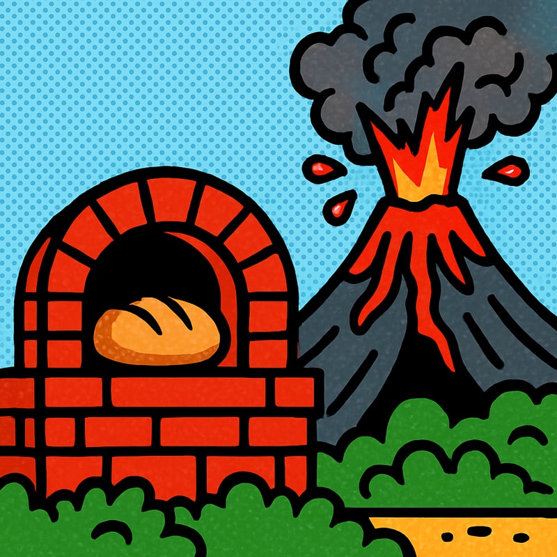 Pompeii was buried so fast that bread is still in the ovens.