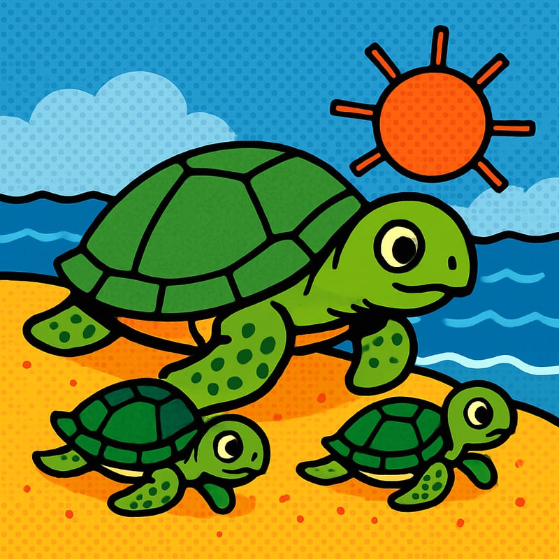 Sea turtles return to the exact beach they hatched on - using Earth's magnetic field.