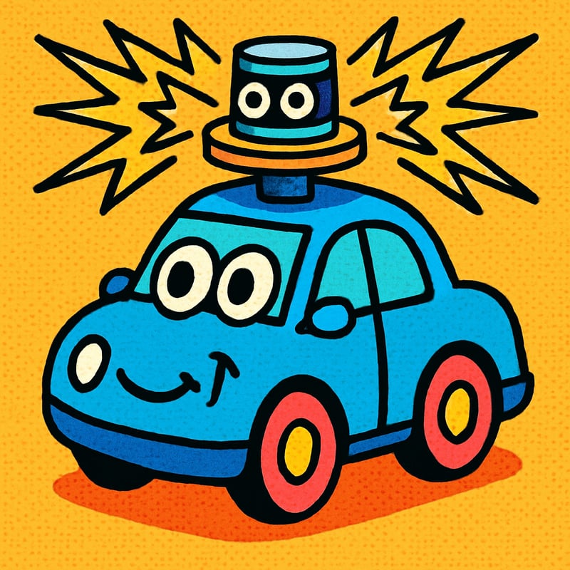 Self-driving cars see the world by firing millions of laser pulses every second.