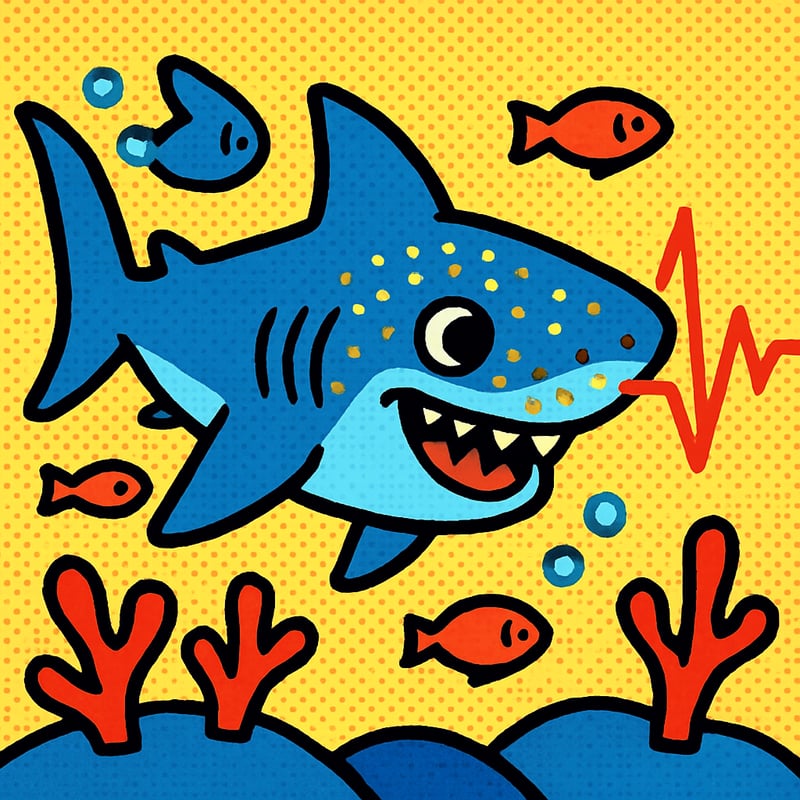 Sharks see electricity through pores on their faces.