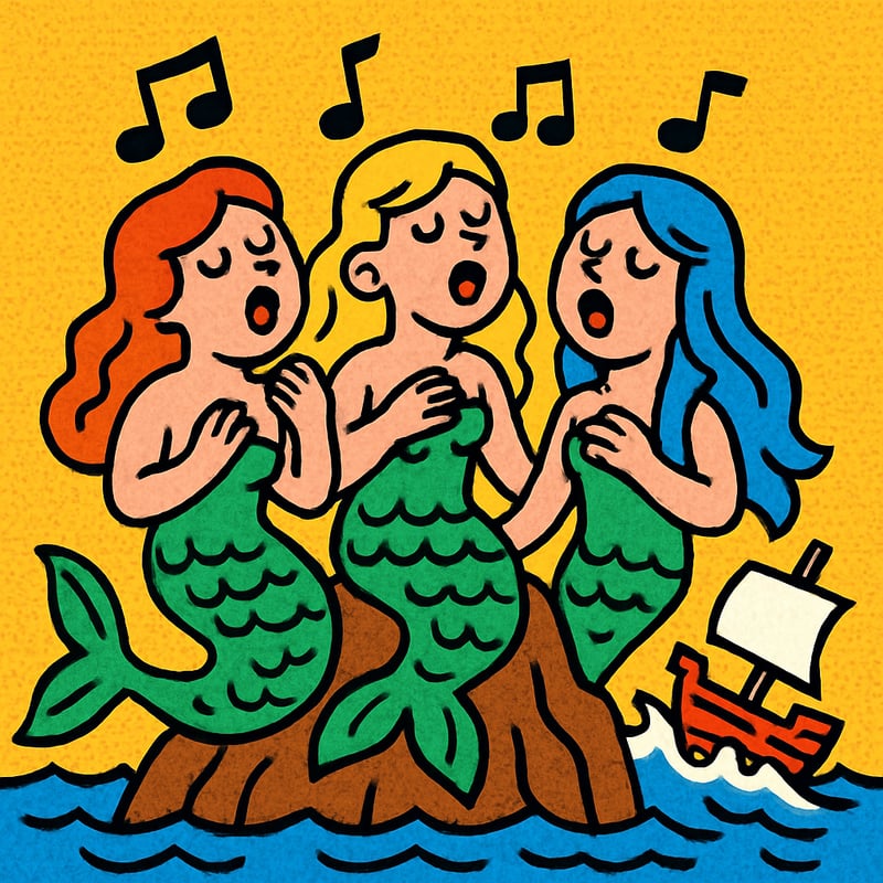 The Sirens of Greek myth sang so beautifully that sailors crashed their ships.