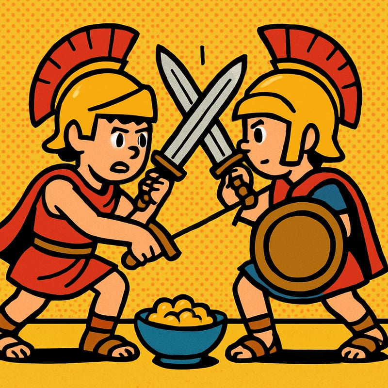 Spartan boys started warrior training at age seven.