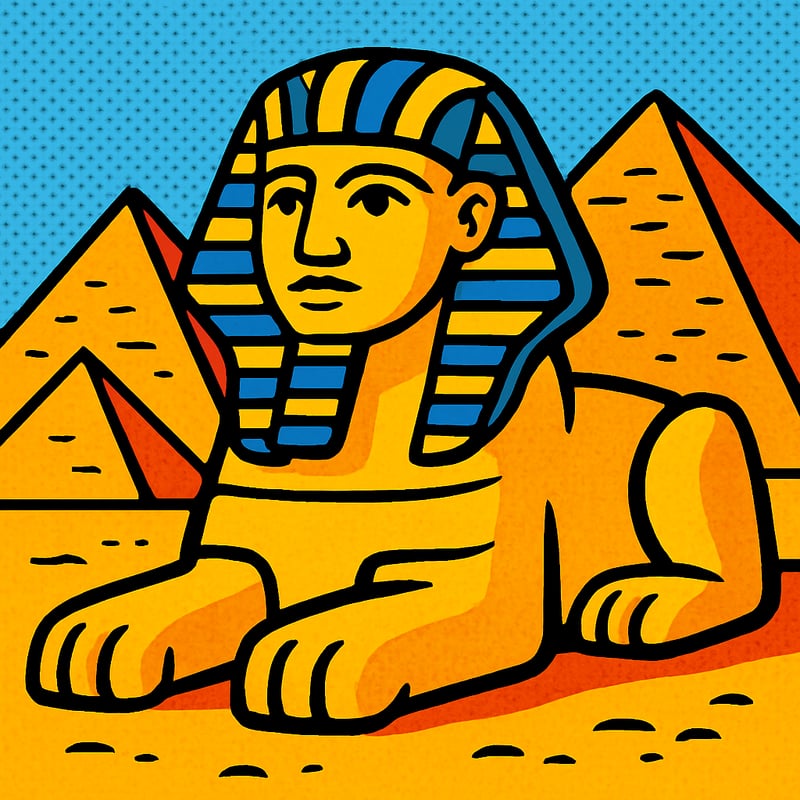 The Great Sphinx of Giza has guarded the pyramids for over 4,500 years.