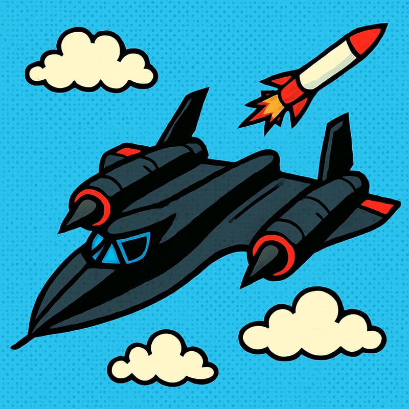 The SR-71 Blackbird could outrun a missile at 85,000 feet.