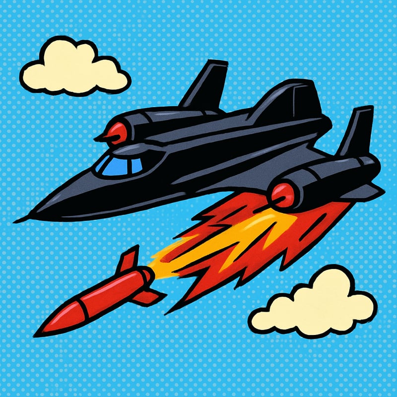 The fastest plane ever built could outrun a missile.