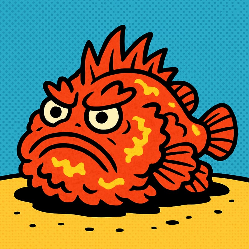 The stonefish is the most venomous fish in the world.