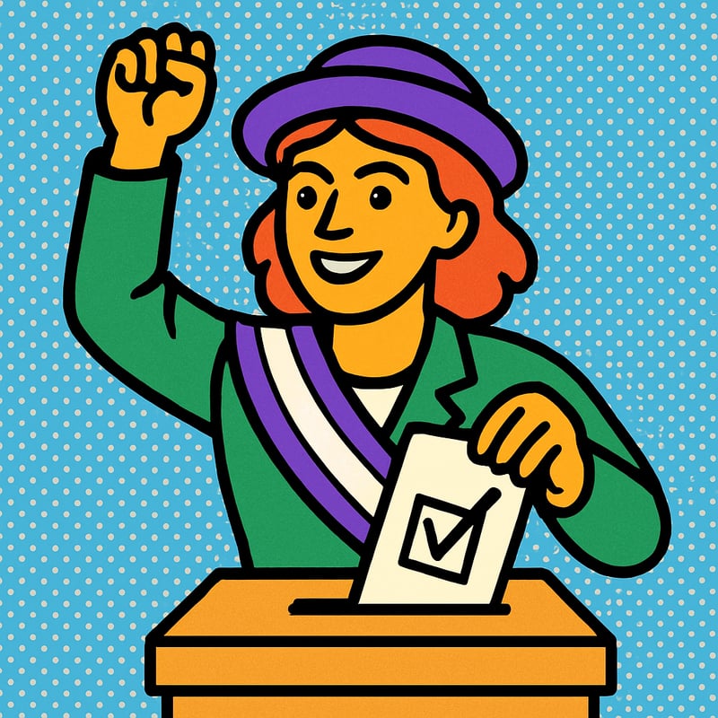 Women had to fight for over 70 years to get the right to vote.