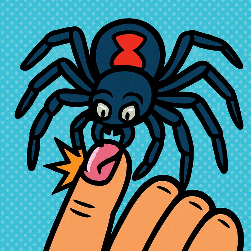 The deadliest spider can bite through a fingernail.